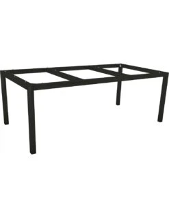 Structure De Table Aluminium Noir Mât - Stern - 250 X 100 X 73 Cm