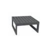 Table Basse Anthracite Avec Latte En Aluminium -Produits De Jardin table basse anthracite avec latte en aluminium