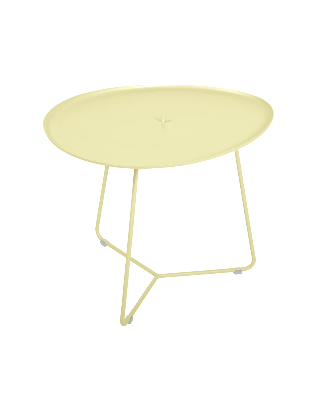 Table Basse Cocotte Ø44.5 Cm - Métal Plateau Amovible - Citron Givré 3 Table Basse Cocotte Ø44.5 Cm - Métal Plateau Amovible - Citron Givré