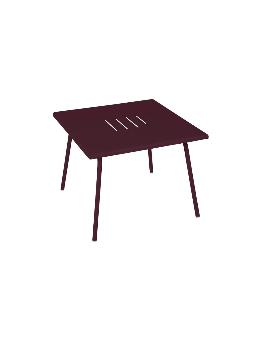 Table Basse De Jardin Monceau Métal Carrée 57 X 57 Cm - Cerise Noire 3 Table Basse De Jardin Monceau Métal Carrée 57 X 57 Cm - Cerise Noire