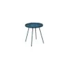 Table Basse Flower Ronde En Acier Avec Plateau Amovible - Bleu -Produits De Jardin table basse flower ronde en acier avec plateau amovible 4