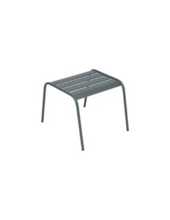 Repose-pieds Monceau Métal Empilable - Gris Orage