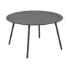 Table Basse Rio Ø70cm En Acier - Graphite -Produits De Jardin table basse rio o70cm en acier graphite