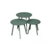 Table D'appoint MASSAI Ø50 Cm - Acier époxy - Vert -Produits De Jardin table d appoint massai o50 cm acier epoxy 6
