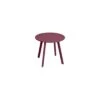 Table D'appoint Saona D.50 X H.45 Cm Bordeaux - Acier époxy -Produits De Jardin table d appoint saona d50 x h45 cm acier epoxy bordeaux