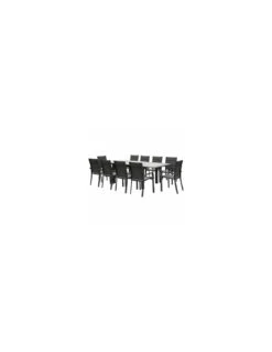 Table De Jardin Allure Extensible 10 Places - Aluminium Et HPL Effet Bois -Produits De Jardin table de jardin allure extensible 10 places aluminium et hpl effet bois 6