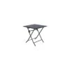 Table De Jardin Azua Pliante Carrée 2 Places - Aluminium - Graphite -Produits De Jardin table de jardin azua pliante carree 2 places aluminium graphite
