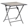 Table De Jardin Azua Pliante Carrée 2 Places - Aluminium - Gris Smoke Plateau Ect Effet Bois -Produits De Jardin table de jardin azua pliante carree 2 places aluminium gris smoke plateau ect effet bois