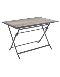 Table De Jardin Azua Pliante Rectangle 4 Places - Aluminium - Gris Smoke Plateau Ect Effet Bois -Produits De Jardin table de jardin azua pliante rectangle 4 places aluminium gris smoke plateau ect effet bois 1