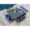 Table De Jardin Barcelona Carrée Extensible L.100/145 X P.145 Cm -Produits De Jardin table de jardin barcelona carree extensible l100145 x p145 cm