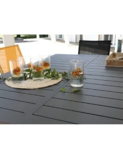 Table De Jardin Barcelona Carrée Extensible L.100/145 X P.145 Cm -Produits De Jardin table de jardin barcelona carree extensible l100145 x p145 cm 6
