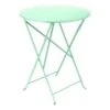 Table De Jardin Bistro D.60 Cm - Métal Ronde Pliante - Vert Opaline -Produits De Jardin table de jardin bistro d60 cm metal ronde pliante 17
