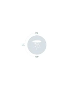 Table De Jardin Bistro D.96 Cm - Métal Pliante Ronde - Menthe Glaciale -Produits De Jardin table de jardin bistro d96 cm metal pliante ronde 8