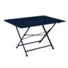 Table De Jardin Cargo 128x90 Cm En Métal Rectangle Pliante - Bleu Abysse -Produits De Jardin table de jardin cargo 128x90 cm en metal rectangle pliante bleu abysse