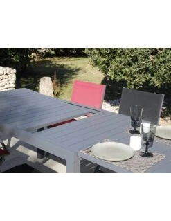 Table De Jardin Extensible Alice - Aluminium Graphite - 140 / 240 -Produits De Jardin table de jardin extensible alice aluminium graphite 140 240 6
