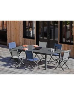 Produits De Jardin -Produits De Jardin table de jardin extensible genes 160240 x 100 cm aluminium 1