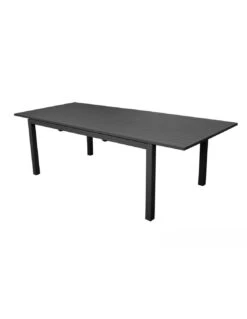 Table De Jardin Extensible GENES 160/240 X 100 Cm - Aluminium - Graphite -Produits De Jardin table de jardin extensible genes 160240 x 100 cm aluminium 2