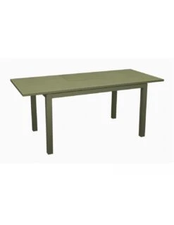 Table De Jardin GENES Extensible L.110/170 X H.70 Cm - Aluminium - Vert -Produits De Jardin table de jardin genes extensible l110170 x h70 cm aluminium vert 1