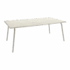 Table De Jardin Monceau 194 X 94 CM - 8 Personnes - Gris Argile -Produits De Jardin table de jardin monceau 194 x 94 cm 8 personnes