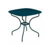 Table De Jardin Opéra Carronde Carrée 82 X 82 Cm - Acier - Bleu Acapulco -Produits De Jardin table de jardin opera carronde carree 82 x 82 cm acier 1