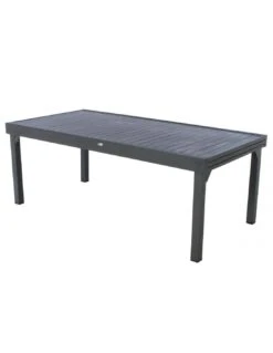 Table De Jardin Piazza Extensible 10 Places - Aluminium Graphite -Produits De Jardin table de jardin piazza extensible 10 places aluminium 5