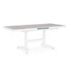 Table élévatrice Extensible Robert Aluminium Céramique Blanc
