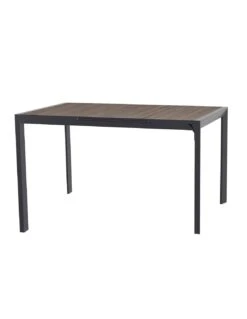 Table Haute Evasion Extensible 8 Places - Plateau Effet Bois -Produits De Jardin table haute evasion extensible 8 places plateau effet bois 2