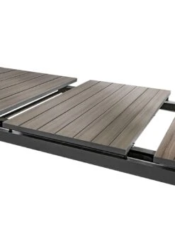 Table Haute Evasion Extensible 8 Places - Plateau Effet Bois -Produits De Jardin table haute evasion extensible 8 places plateau effet bois 4