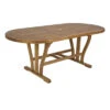 Table Ovale Extensible Acacia Noémi 150/200 X 90 Cm -Produits De Jardin table ovale extensible acacia noemi 150200 x 90 cm