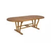 Table Ovale Extensible Acacia Noémi 180/240 X 100cm -Produits De Jardin table ovale extensible acacia noemi 180240 x 100cm
