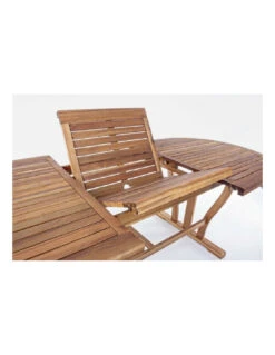 Table Ovale Extensible Acacia Noémi 180/240 X 100cm -Produits De Jardin table ovale extensible acacia noemi 180240 x 100cm 1 4