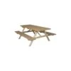 Table Pique-niques 200 X 150 X H80 Cm En Bois Massif Traité -Produits De Jardin table pique niques 200 x 150 x h80 cm en bois massif traite