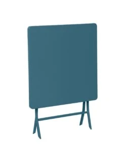Table Pliante Carrée Greensboro 2 Places - Bleu Canard -Produits De Jardin table pliante carree greensboro 2 places bleu canard 2