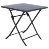 Table Pliante Carrée Greensboro 2 Places - Graphite