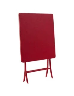 Table Pliante Carrée Greensboro 2 Places - Groseille -Produits De Jardin table pliante carree greensboro 2 places groseille 2