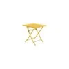 Table Pliante Carrée Greensboro 2 Places - Moutarde -Produits De Jardin table pliante carree greensboro 2 places moutarde