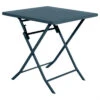 Table Pliante Greensboro Carrée 2 Places - Petrole -Produits De Jardin table pliante greensboro carree 2 places petrole