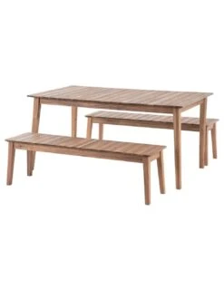 Table Rectangulaire TIWI En Bois D'Acacia -Produits De Jardin table rectangulaire tiwi en bois d acacia 2