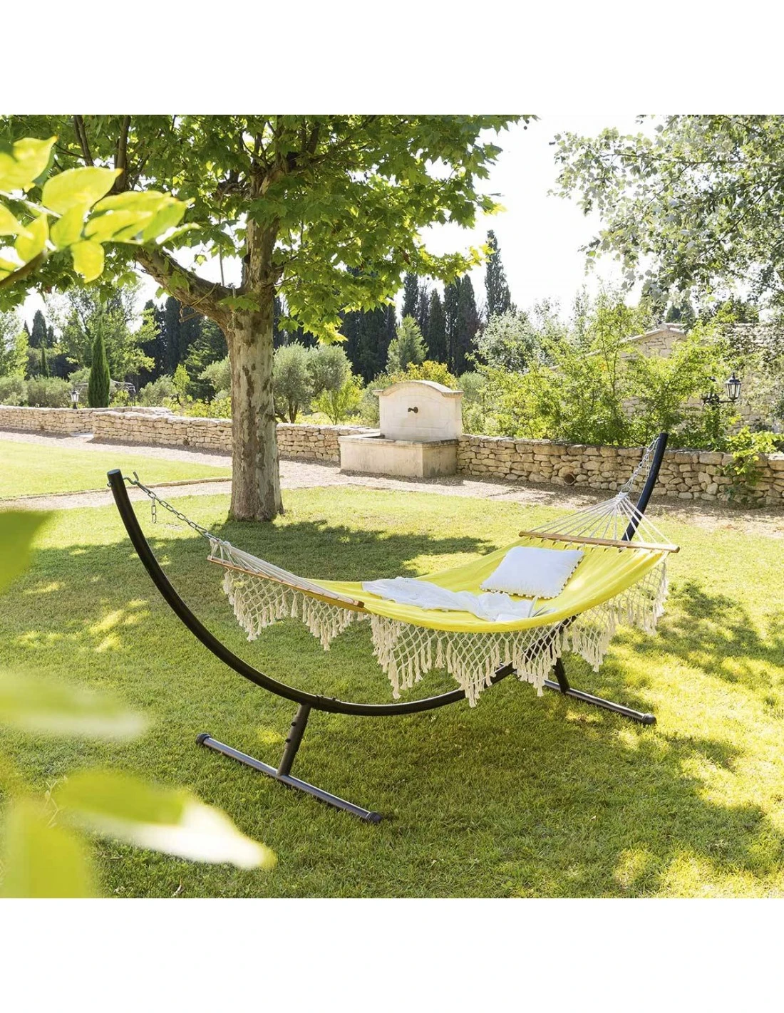 Toile De Hamac Rialto - L.200 X P.100 Cm - Curry 4 Toile De Hamac Rialto - L.200 X P.100 Cm - Curry – Image 2