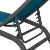Transat Bonao 4 Positions - Aluminium Et Texaline - Graphite / Bleu Canard -Produits De Jardin transat bonao 4 positions aluminium et texaline graphite bleu canard