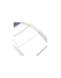 Transat De Jardin Milenio - 5 Positions - Aluminium Et Texaline - Bleu Pétrole / Blanc -Produits De Jardin transat de jardin milenio 5 positions aluminium et texaline bleu petrole blanc 2