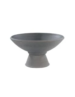 Vasque Ø88 Cm En Pierre Reconstituée - Anthracite