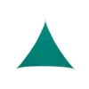 Voile D'ombrage Curacao Triangulaire 2 X 2 X 2 M - Polyester - Emeraude -Produits De Jardin voile d ombrage curacao triangulaire 2 x 2 x 2 m polyester emeraude