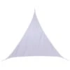 Voile D'ombrage Curacao Triangulaire 4 X 4 X 4 M - Blanc -Produits De Jardin voile d ombrage curacao triangulaire 4 x 4 x 4 m blanc