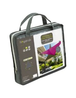 Voile D'ombrage Curacao Triangulaire 4 X 4 X 4 M - Coloris Au Choix - Ardoise -Produits De Jardin voile d ombrage curacao triangulaire 4 x 4 x 4 m coloris au choix 2