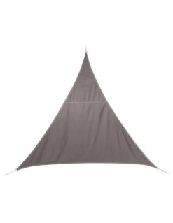 Voile D'ombrage Curacao Triangulaire 4 X 4 X 4 M - Coloris Au Choix - Ardoise -Produits De Jardin voile d ombrage curacao triangulaire 4 x 4 x 4 m coloris au choix 3