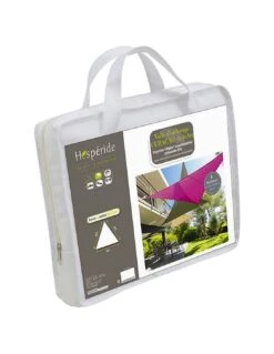 Voile D'ombrage Curacao Triangulaire 4 X 4 X 4 M - Coloris Au Choix - Ardoise -Produits De Jardin voile d ombrage curacao triangulaire 4 x 4 x 4 m coloris au choix 8